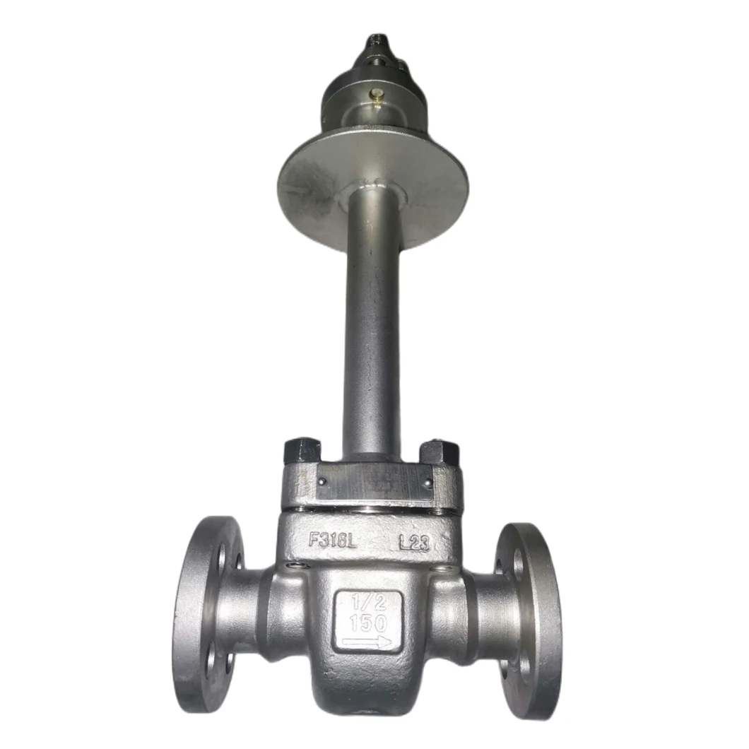 Low Temperature LNG F316 F304L Flanged Top Entry Ball Valve