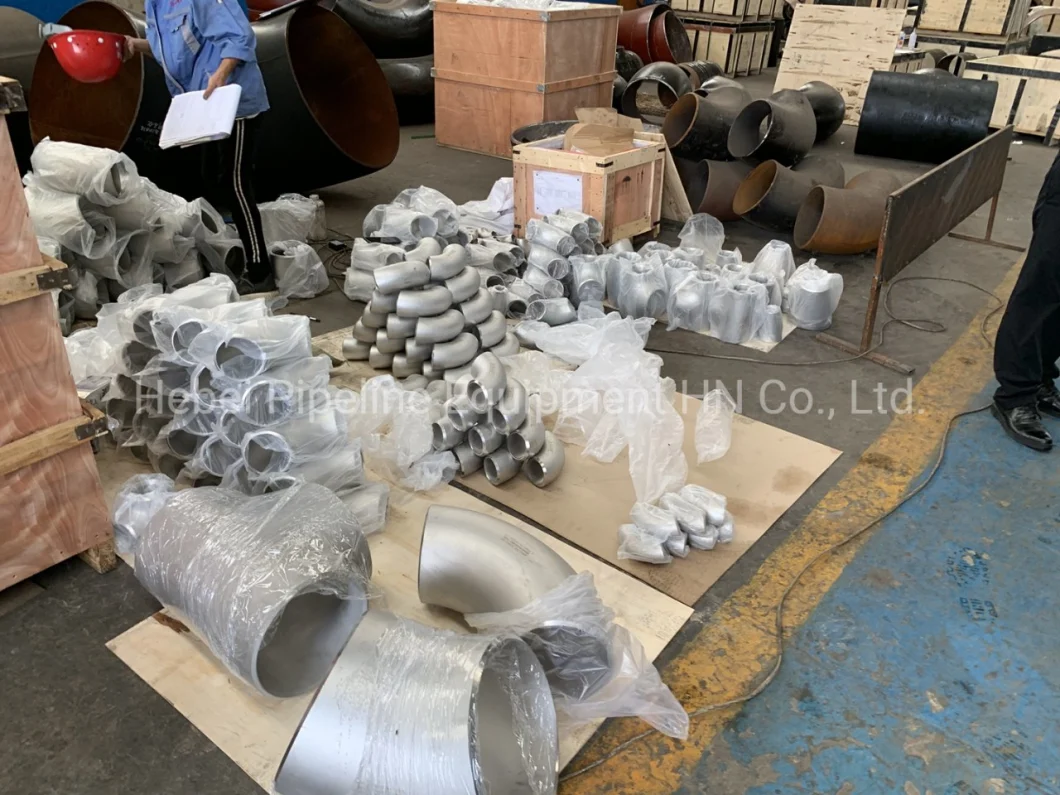 API 5L ASME B16.9 Carbon Steel Pipe Fitting Butt Weld Long Radius 90 Deg Elbow