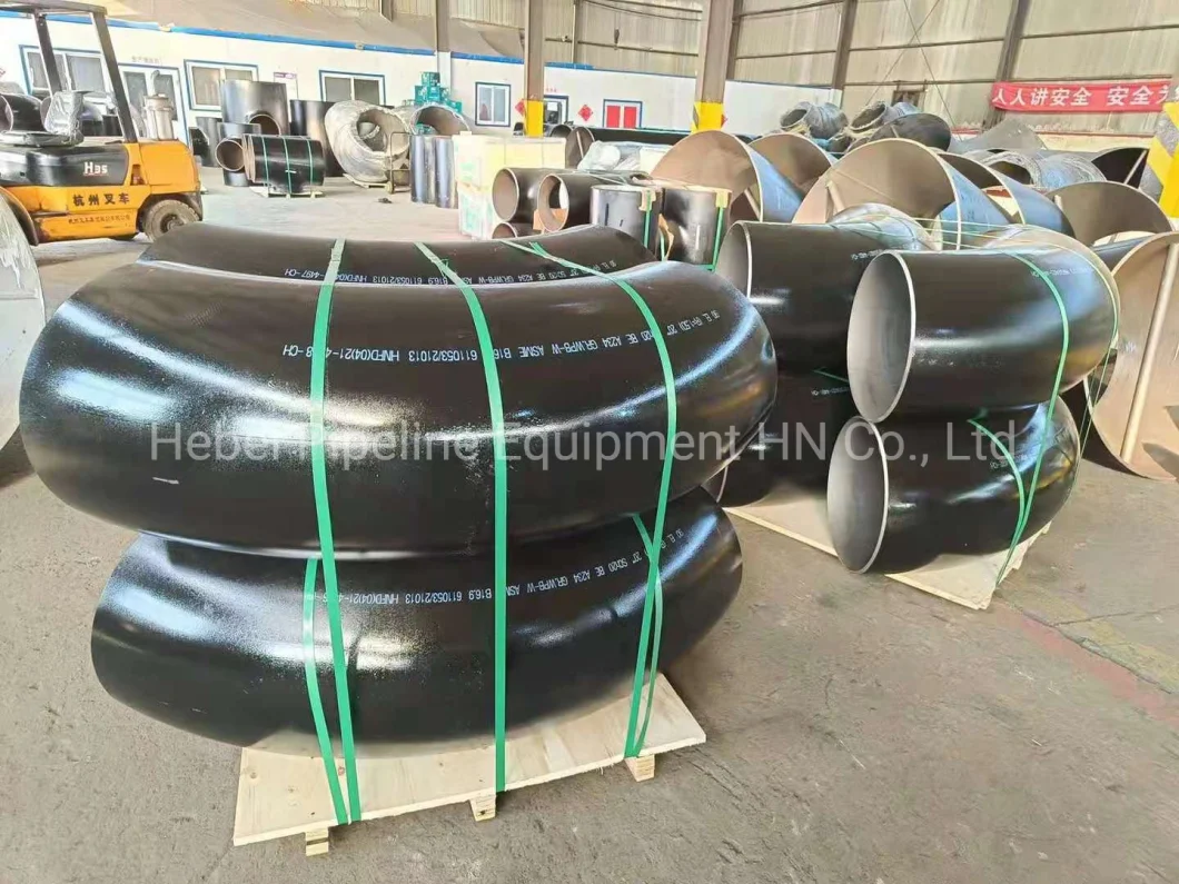 API 5L ASME B16.9 Carbon Steel Pipe Fitting Butt Weld Long Radius 90 Deg Elbow