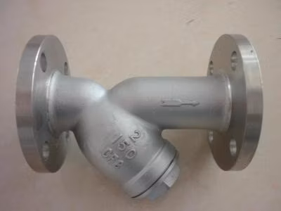 Crépine en Y à bride industrielle JIS 10K en acier inoxydable