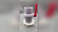 Clapet anti-retour à bille en PVC