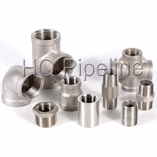 150lbs acier inoxydable Inox SS304/316 NPT/BSPT fileté/filetage/raccords de tuyauterie mâle femelle vissés